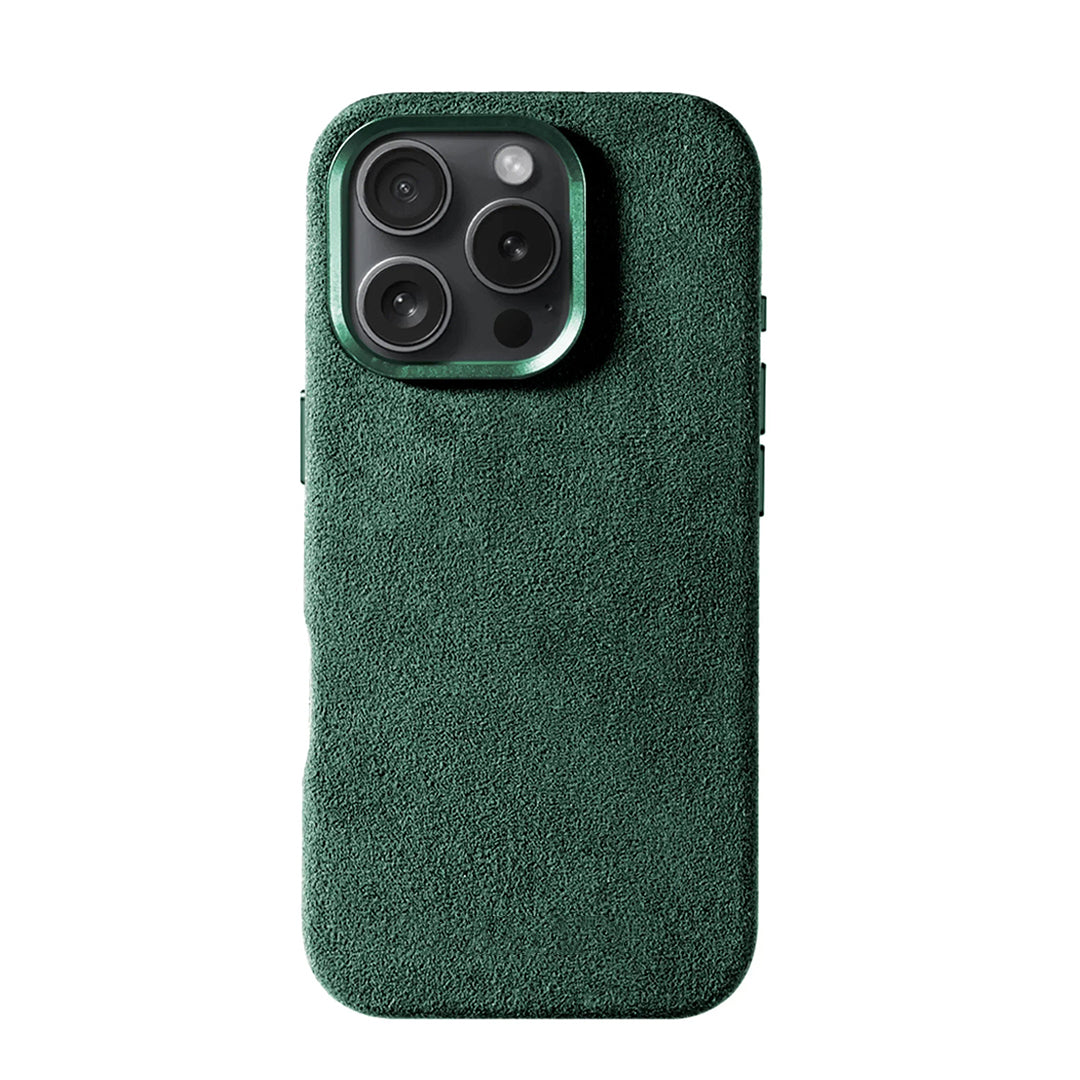 Etui Alcantara - Midnight Green