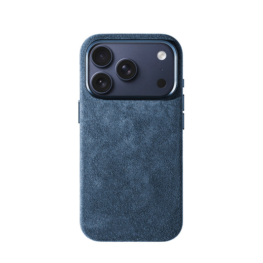 Etui Alcantara - Ocean Blue